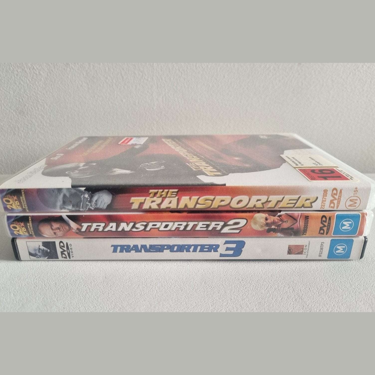 The Transporter Trilogy: Transporter 1, 2, 3 DVD