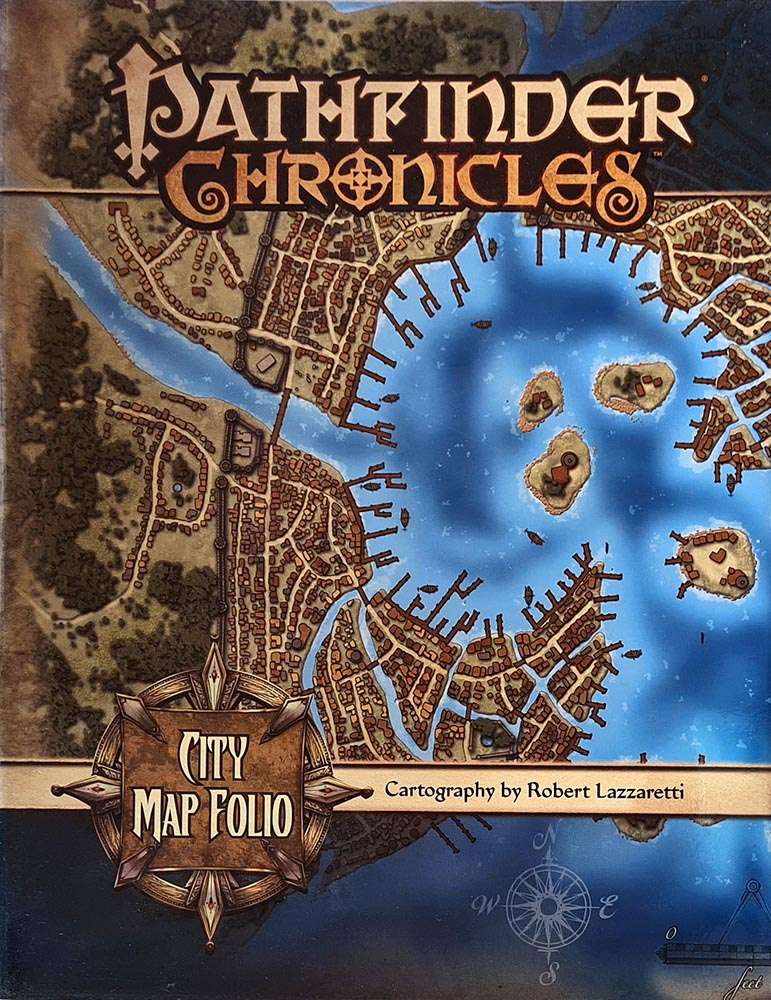 Pathfinder Chronicles - City Map Folio Brand New