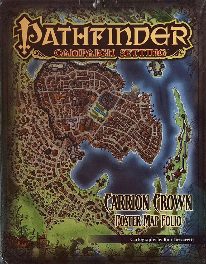 Pathfinder Campaign Setting - Carrion Crown Poster Map Folio (Brand New)