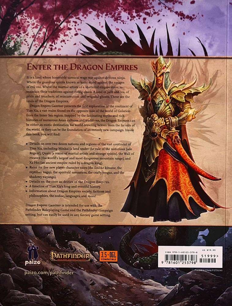 Pathfinder Campaign Setting - Dragon Empires Gazetteer