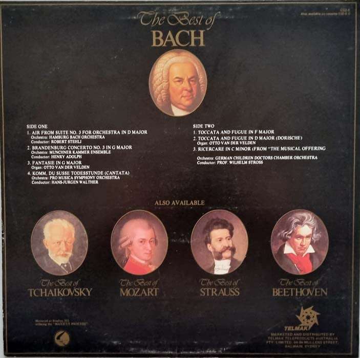 The Best of Bach LP