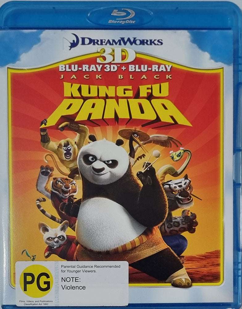 Kung Fu Panda 3D + 2D Blu Ray