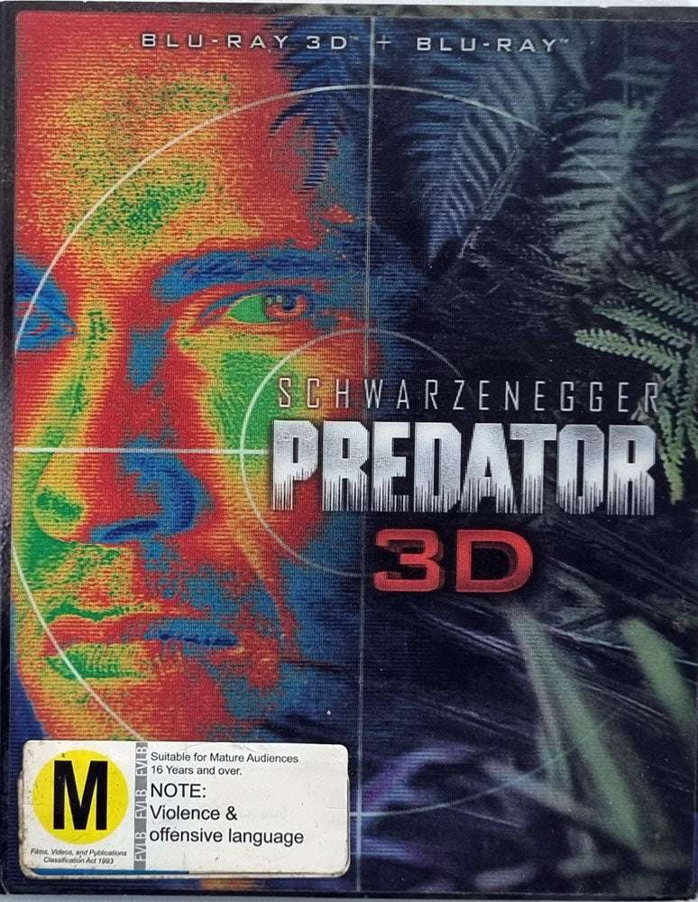 Predator 2d Image Predator 3D + 2D - 1987 (Blu Ray)
