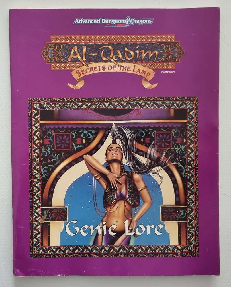 Advanced D&D 2nd Edition Al-Qadim Box Set good #9433 ALQ4 Secrets of the Lamp