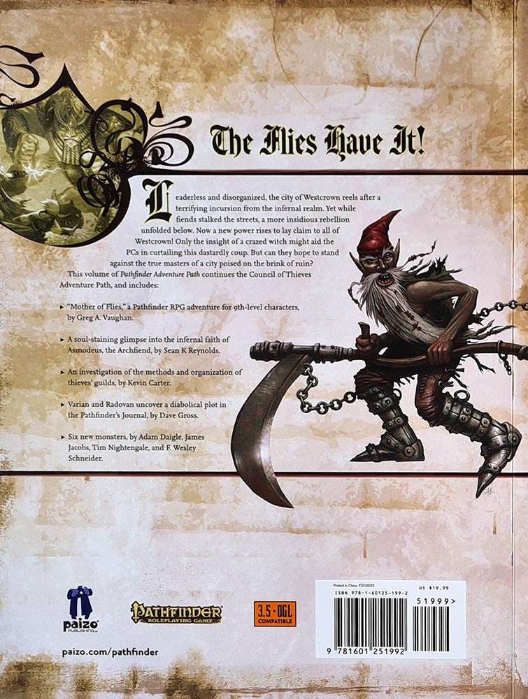 Pathfinder Module - Council of Thieves: Mother of Flies 5 of 6