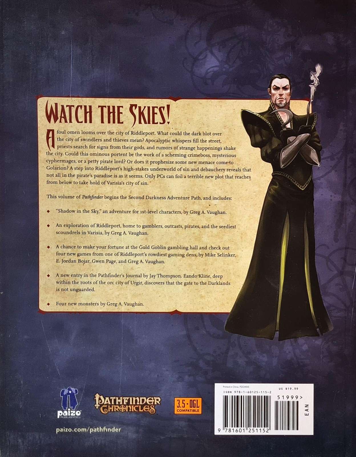 Pathfinder Module - Second Darkness: Shadow in the Sky 1 of 6