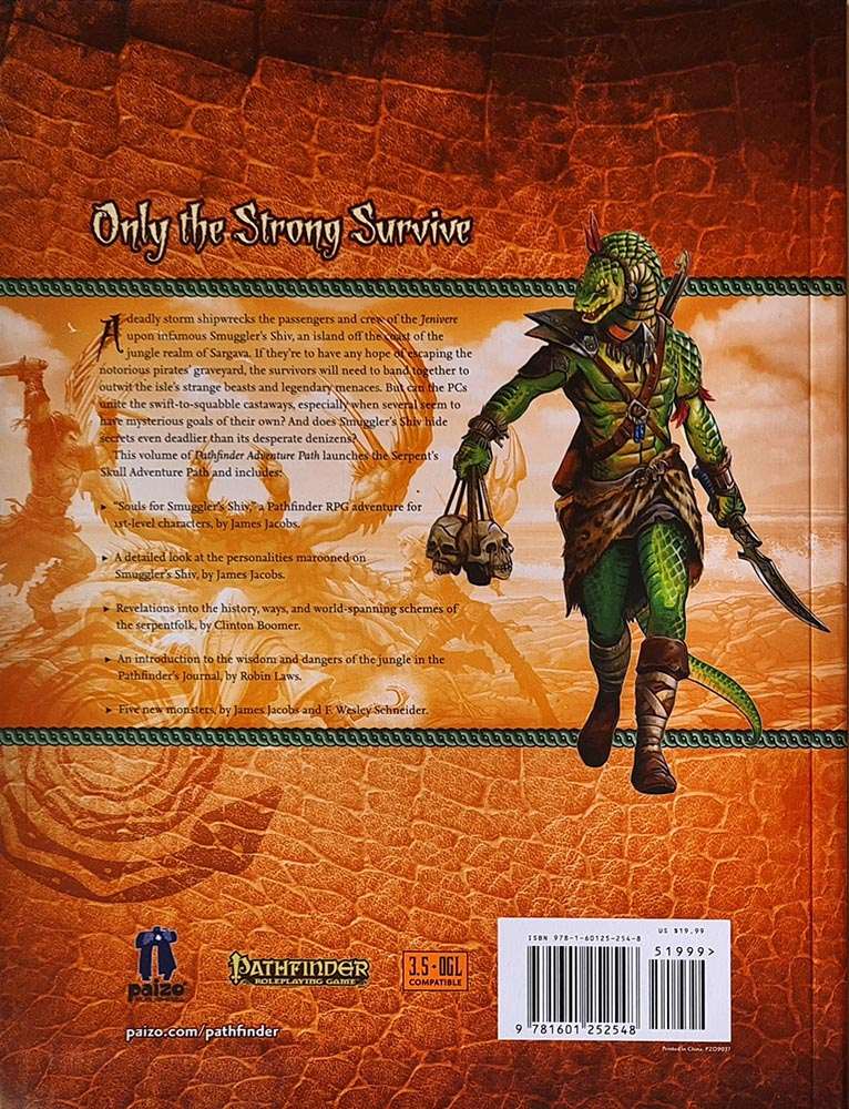 Pathfinder Module - Serpent's Skull: Souls for Smuggler's Shiv (1 of 6)