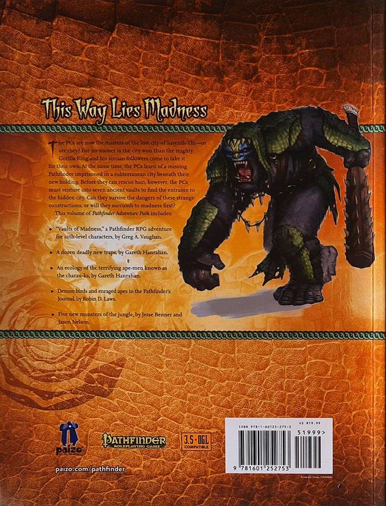 Pathfinder Module - Serpent's Skull: Vaults of Madness (4 of 6)