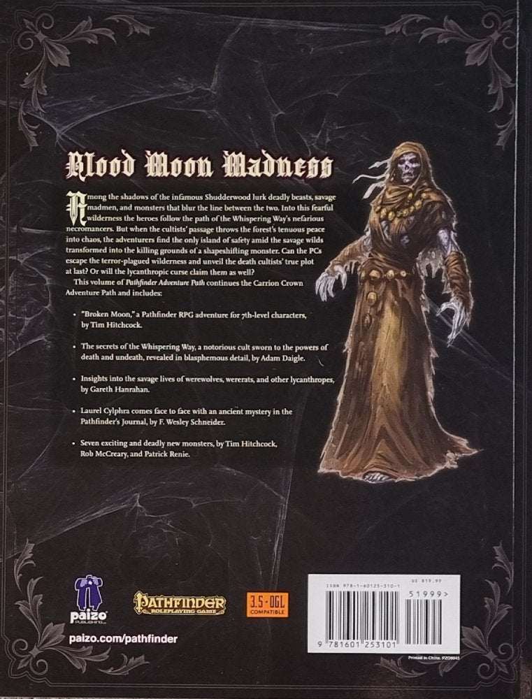 Pathfinder Module - Carrion Crown: Broken Moon (3 of 6)