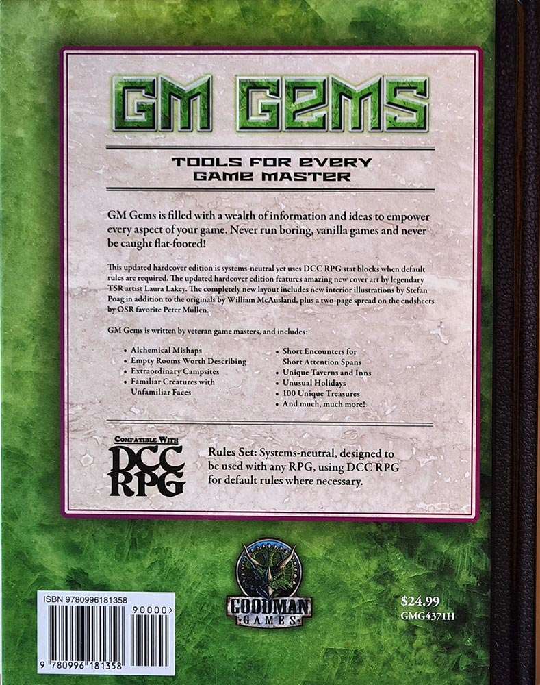 GM Gems - Tools for Every Game Master DCC Compatible