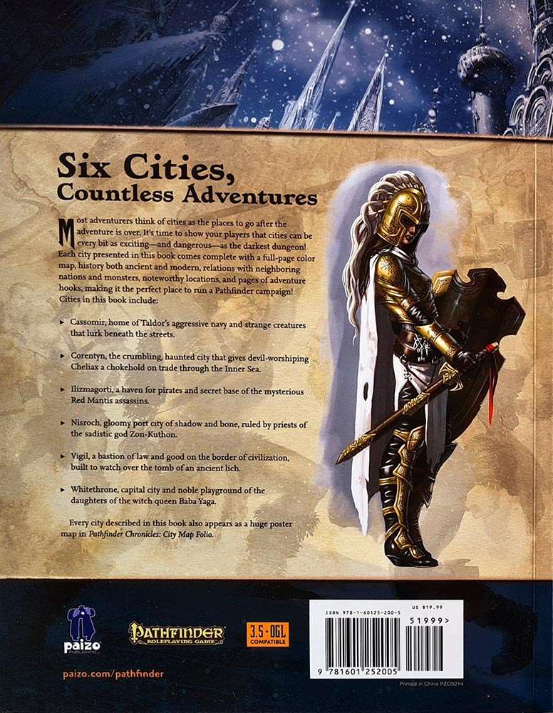 Pathfinder Chronicles - Cities of Golarion