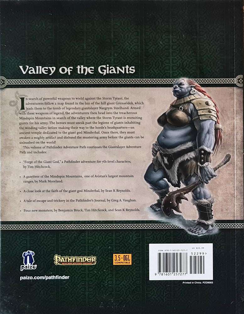 Pathfinder Modules Pathfinder Module - Giantslayer - Forge of the Giant God (3 of 6)