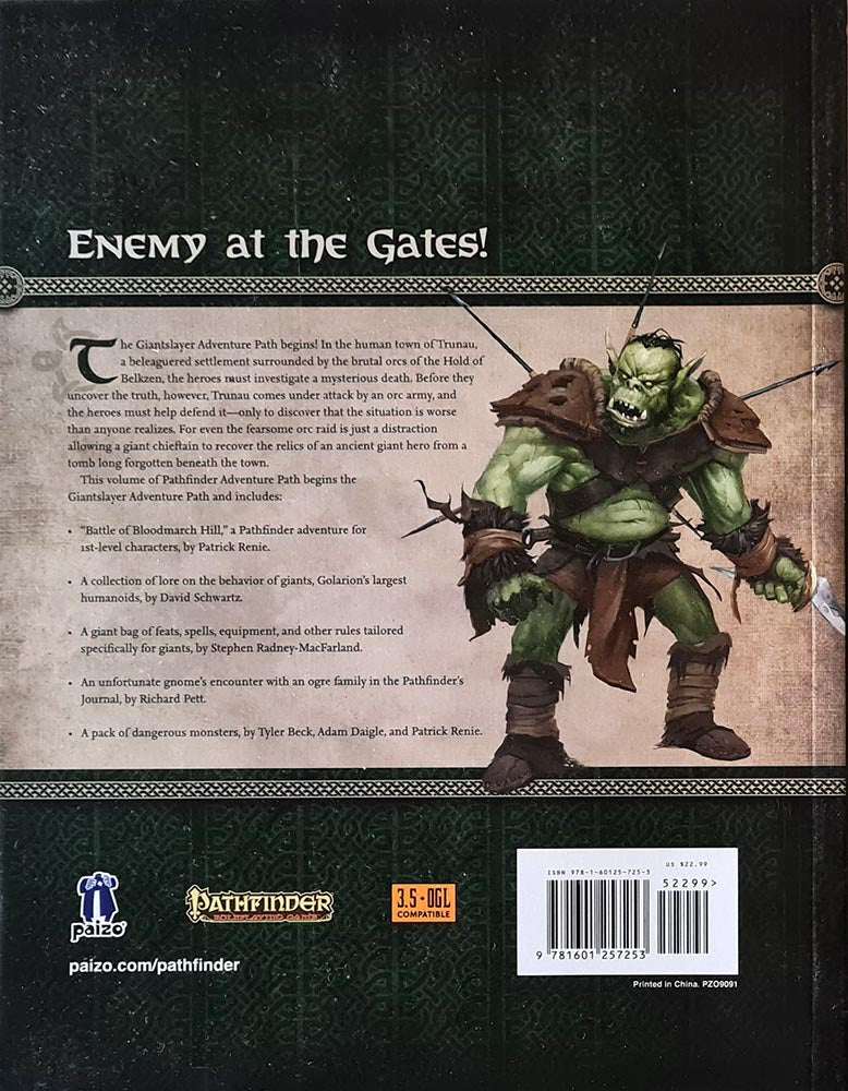 Pathfinder Modules Pathfinder Module - Giantslayer - Battle of Bloodmarch Hill (1 of 6)