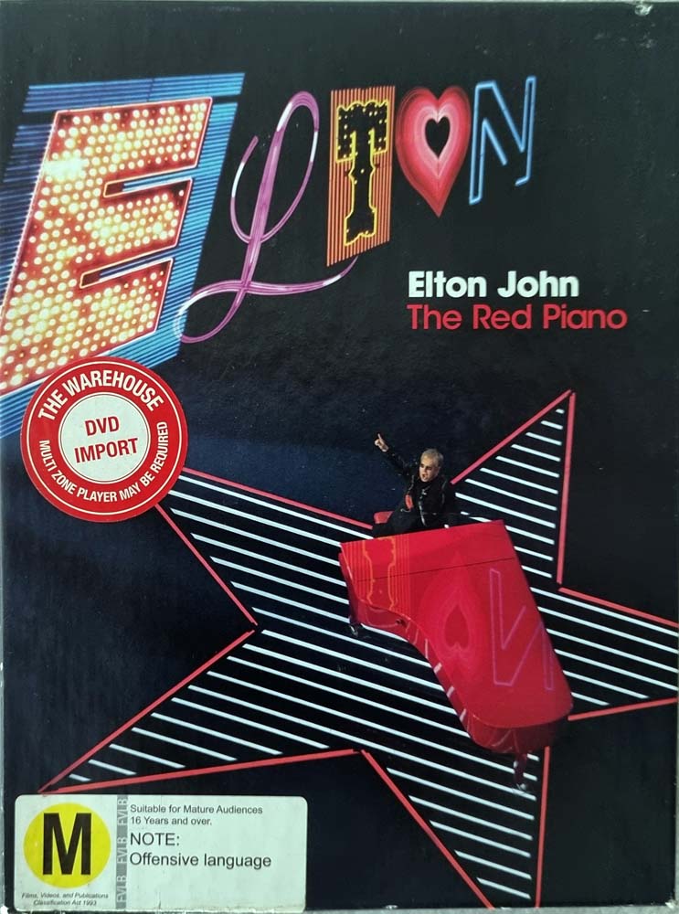 Elton John - The Red Piano 4 Disc Box Set (DVD) + CD - Region 2