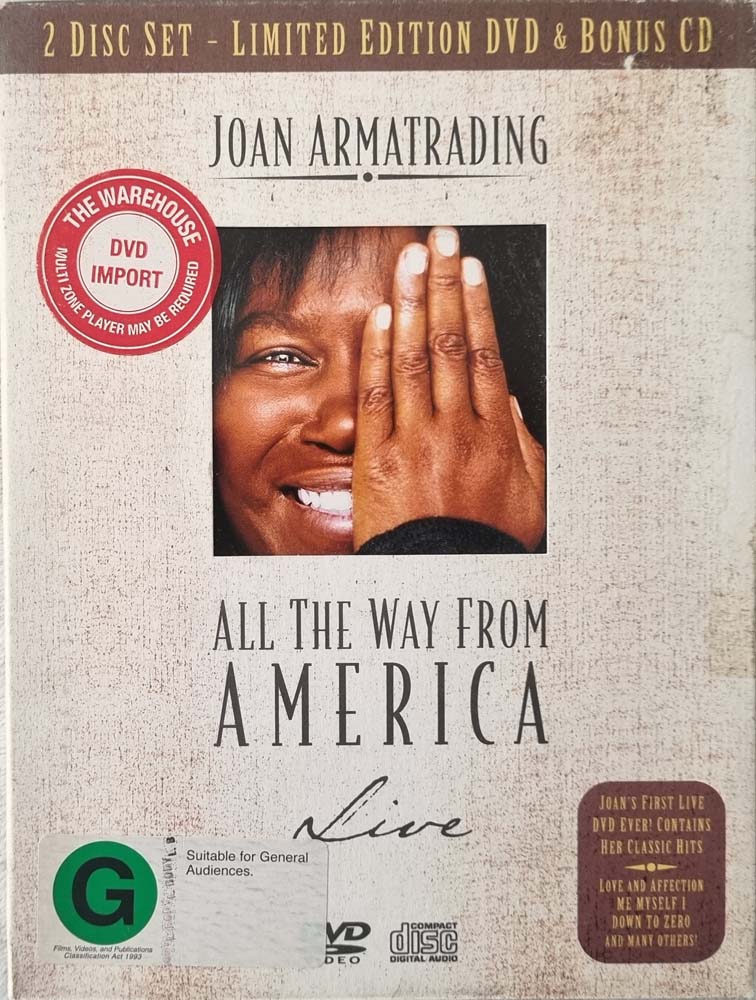 Joan Armatrading - All the Way from America (DVD) Region free