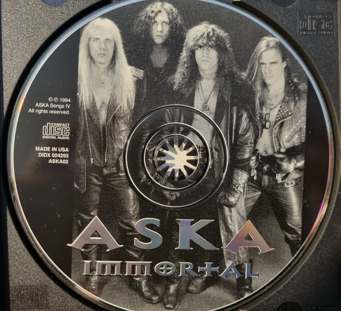 Aska - Immortal (CD) Signed by all 4 members