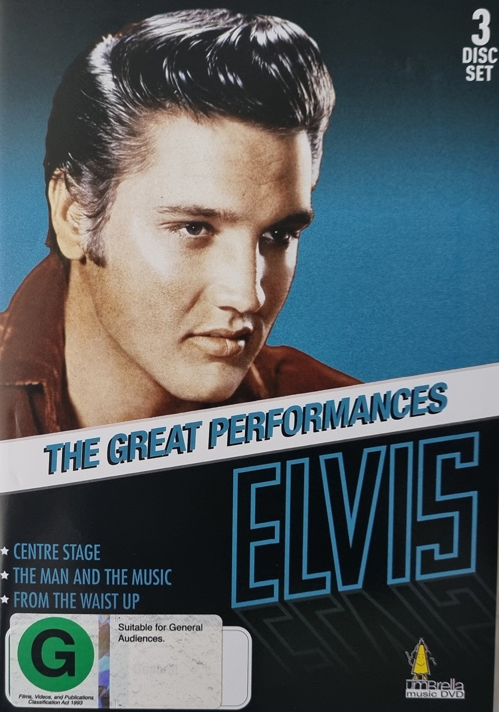 Elvis Presley - The Great Performances - 3 Disc Set (DVD)