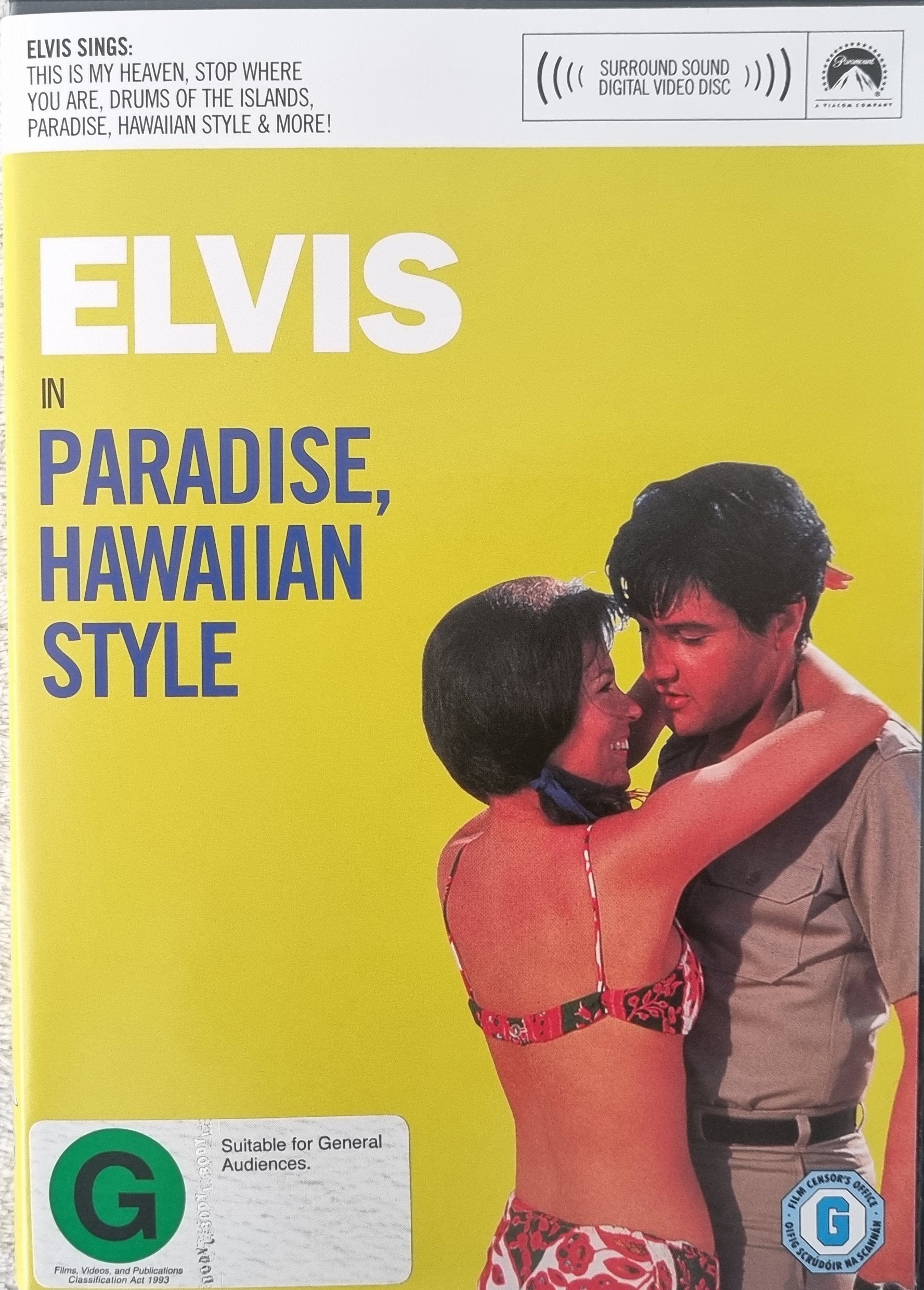 Paradise Hawaiian Style - Elvis Presley (DVD) Region 2