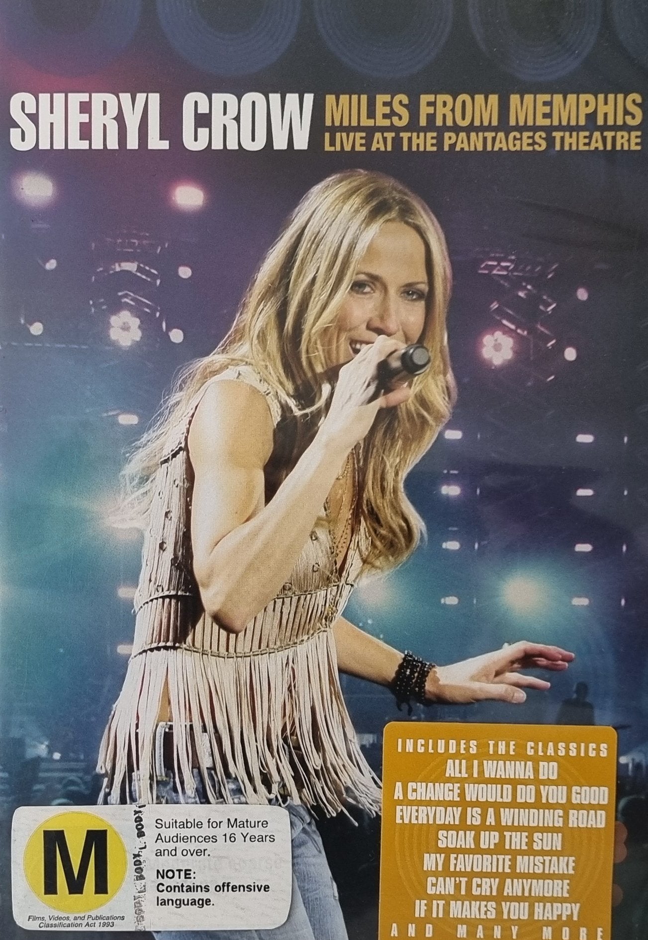 Sheryl Crow - Miles from Memphis Live at the Pantages Theatre (DVD)