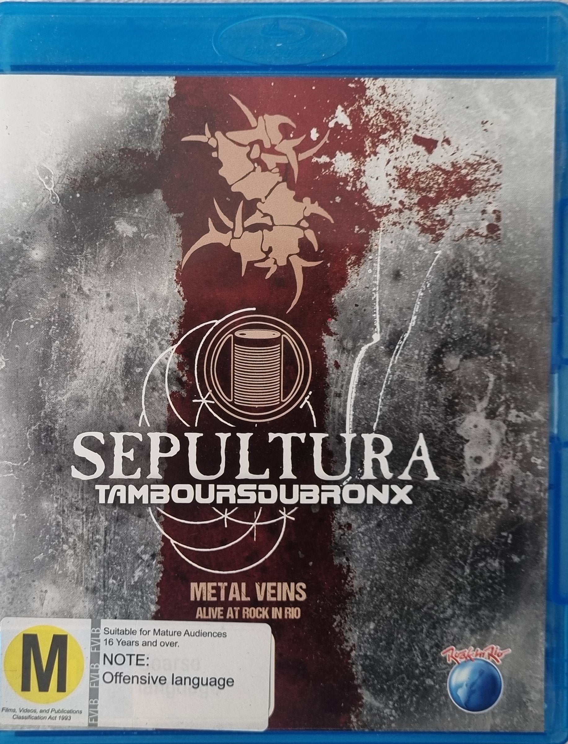 Sepultura & Les Tambours Du Bronx - Metal Veins (Blu Ray)