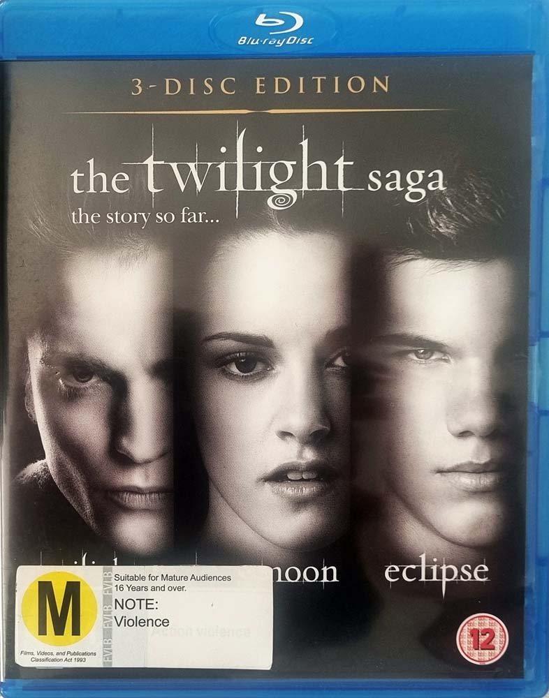 The Twilight Saga - Twilight, New Moon, Eclipse (Blu Ray)