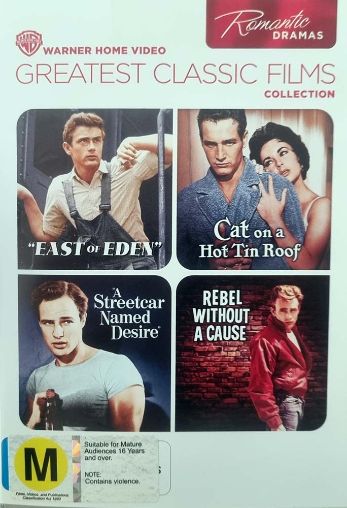 East of Eden / Cat on a Hot Tin Roof / A Streetcar / Rebel Without (DVD)