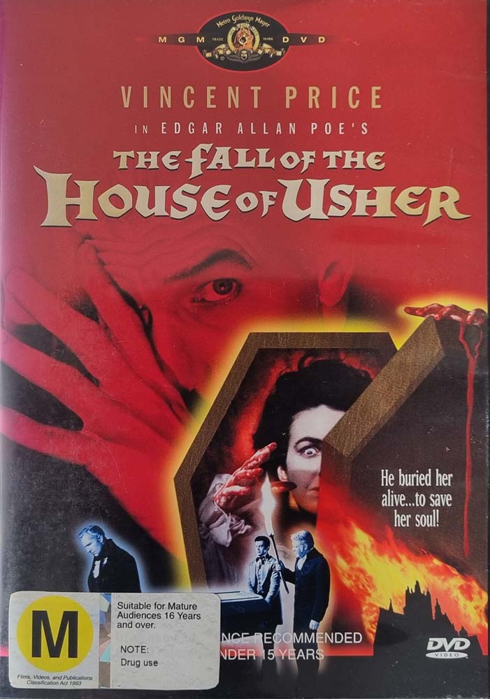 The Fall of the House of Usher - 1960 (DVD)