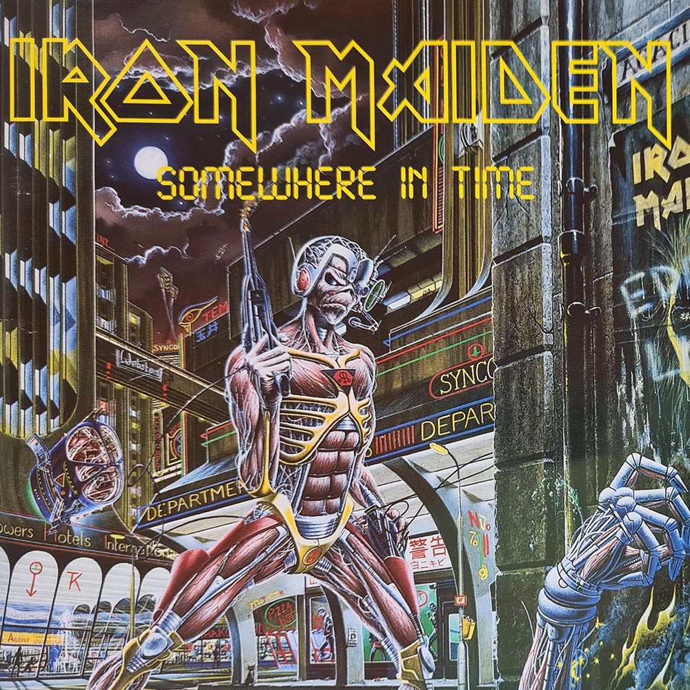 Débardeur Iron Maiden – Somewhere In Time | Produit Officiel | Léger & Coupe Classique | Pour Hommes & Femmes