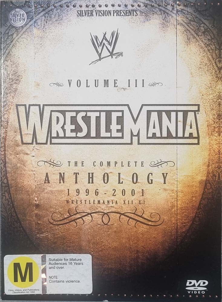 Wrestlemania The Complete Anthology 1996 -2001 Volume III (DVD)