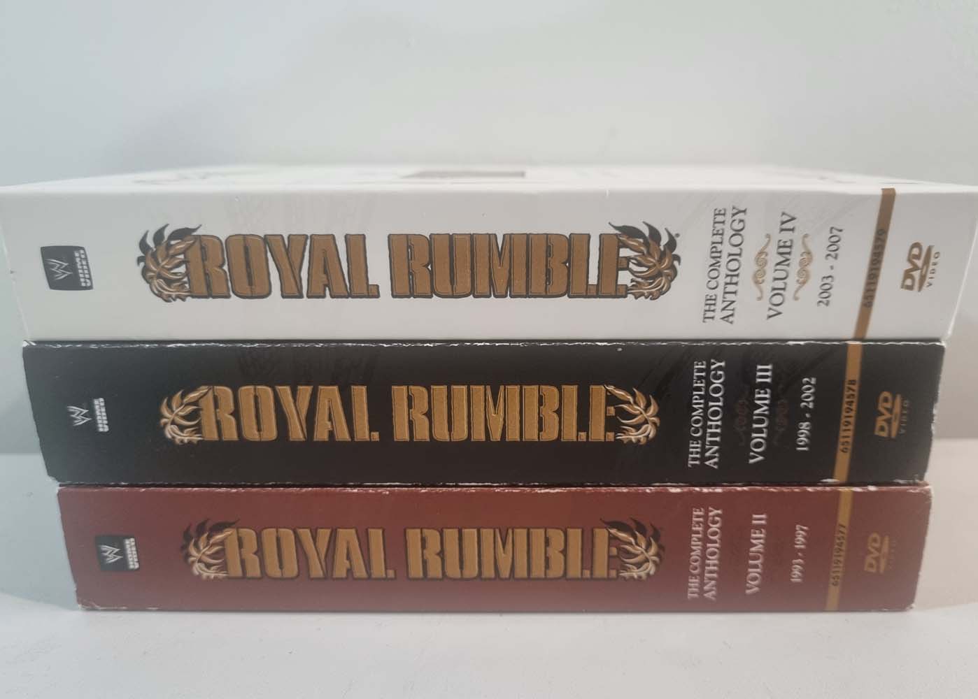 WWE Royal Rumble The Complete Anthology Volume II, III, IV (DVD)