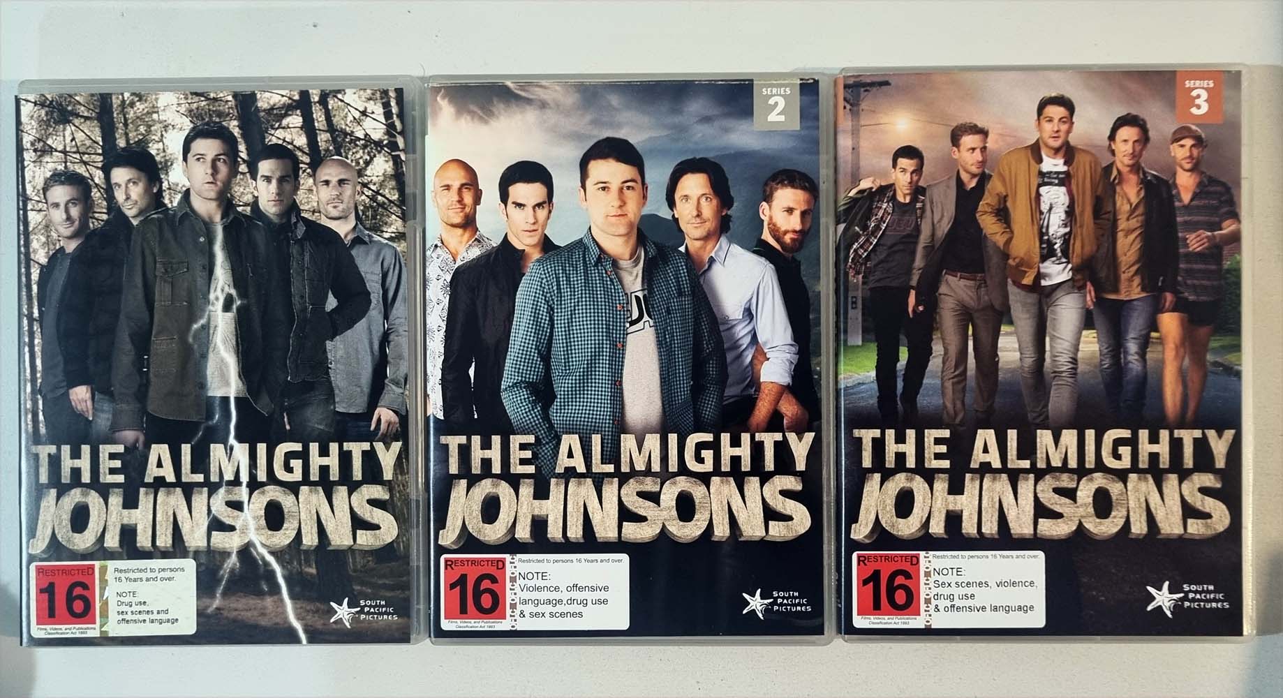 The Almighty Johnsons -  Complete Series 1-3 (DVD)