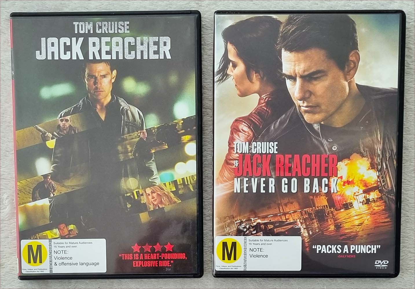 Jack Reacher & Jack Reacher Never Go Back (DVD)