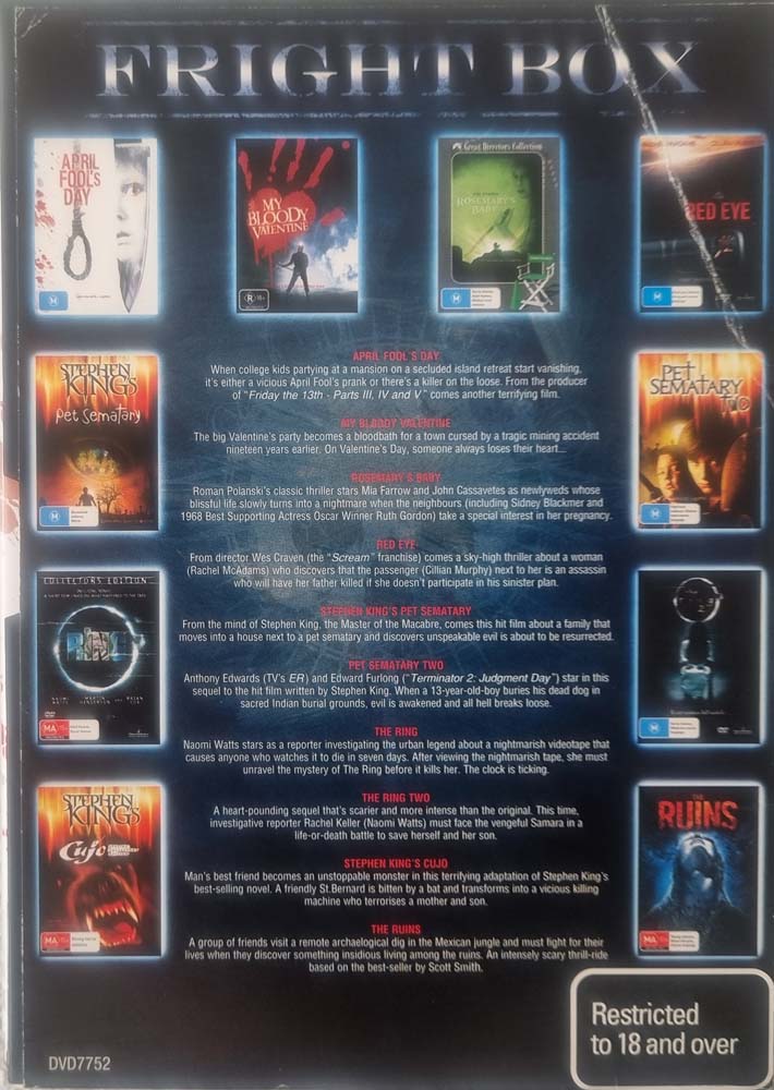 Fright Box (10 Movie Box Set)