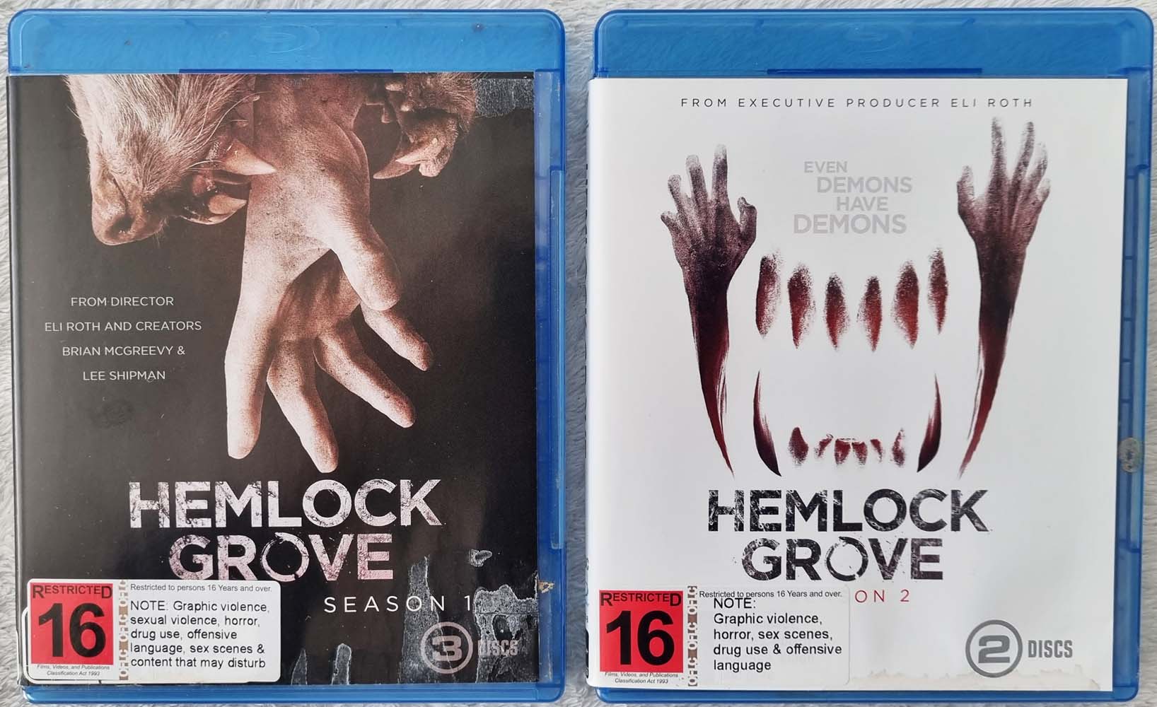 Hemlock Grove Seasons 1 & 2 (Blu Ray)