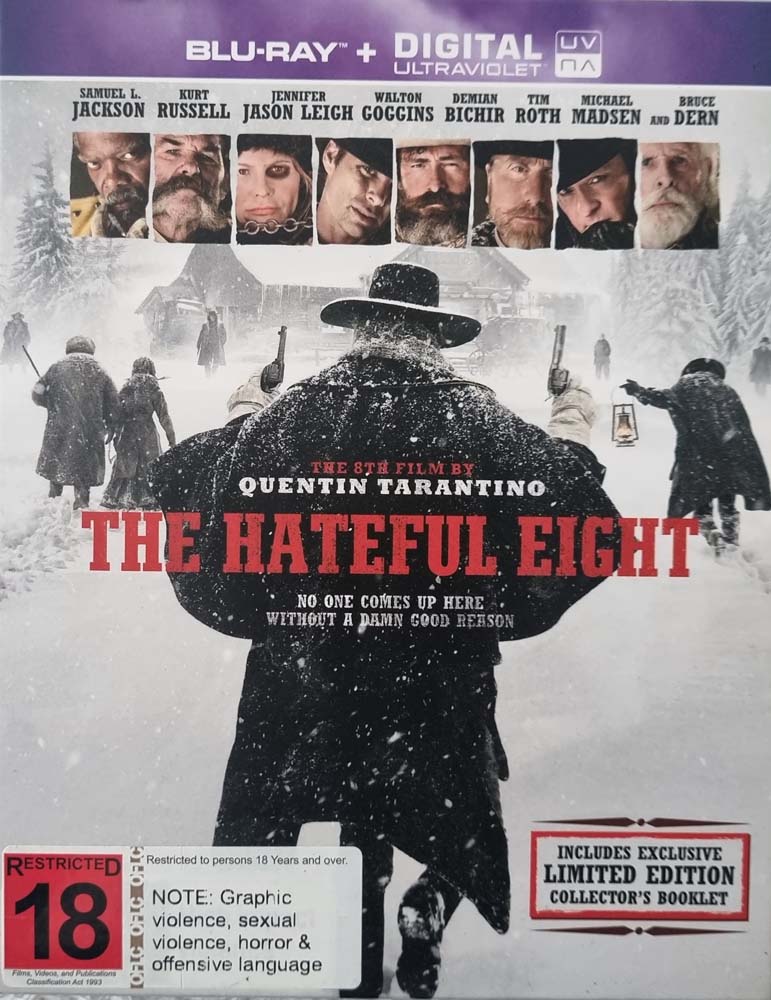 The Hateful Eight - Limited Edition w/ booklet (Blu Ray)