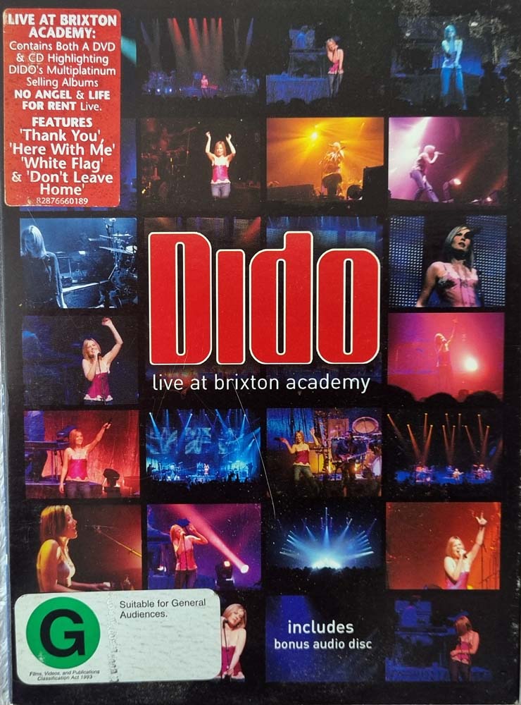 Dido Live at Brixton Academy (DVD) + CD