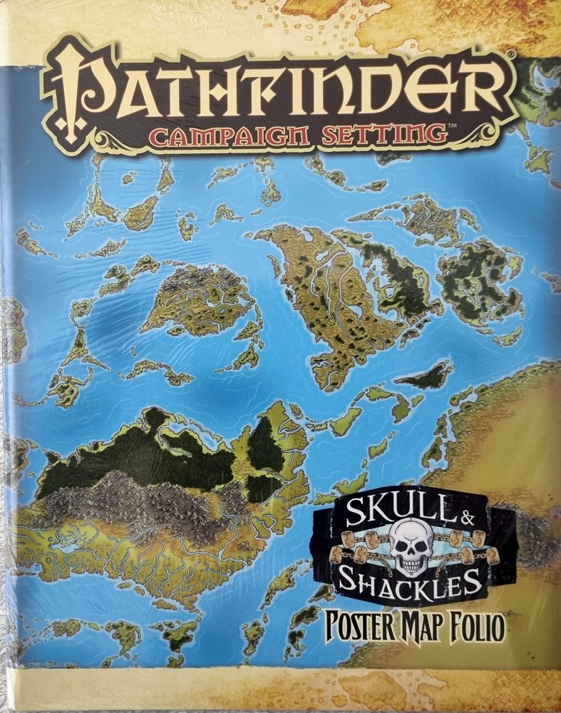 Pathfinder Campaign Setting: Skull & Shackles Poster Map Folio (New)