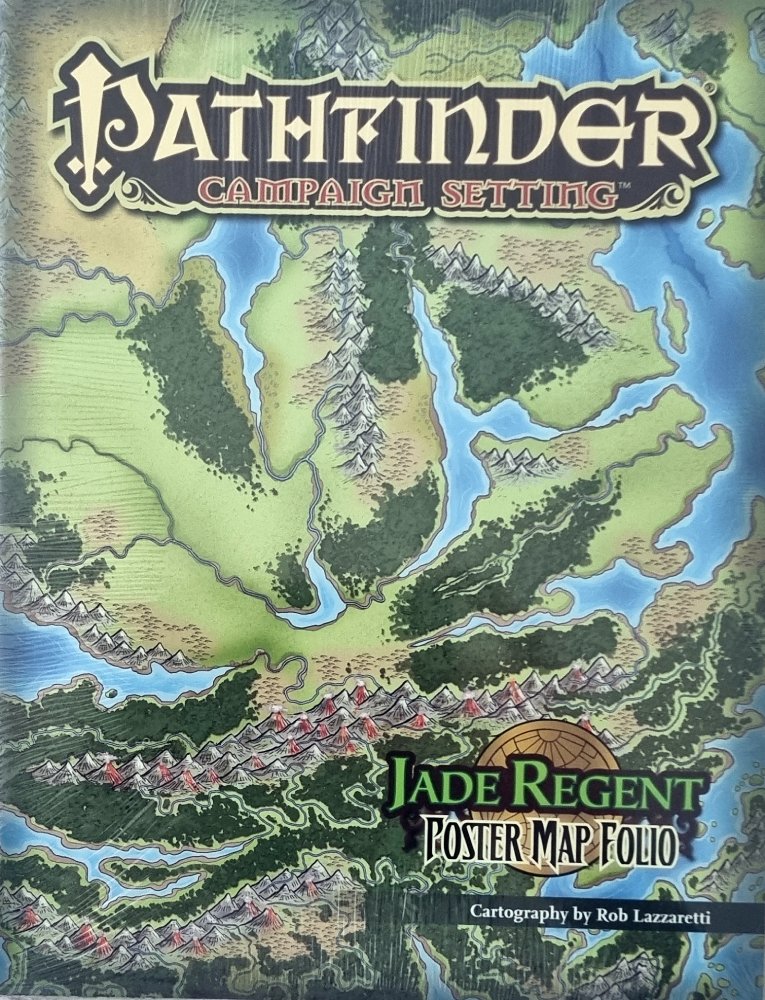 Pathfinder Campaign Setting: Jade Regent Poster Map Folio (New)