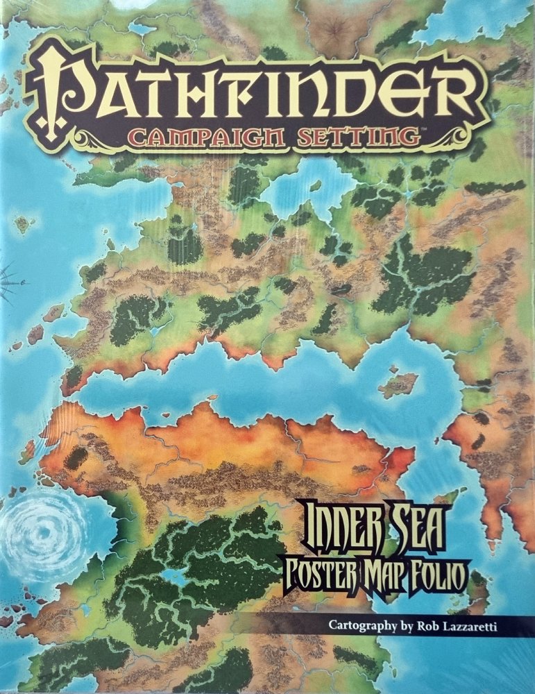 Pathfinder Campaign Setting: Inner Sea Poster Map Folio (New)