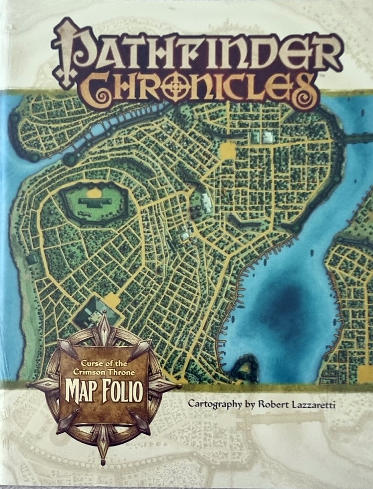 Pathfinder: Curse of the Crimson Throne Map Folio (Brand New)