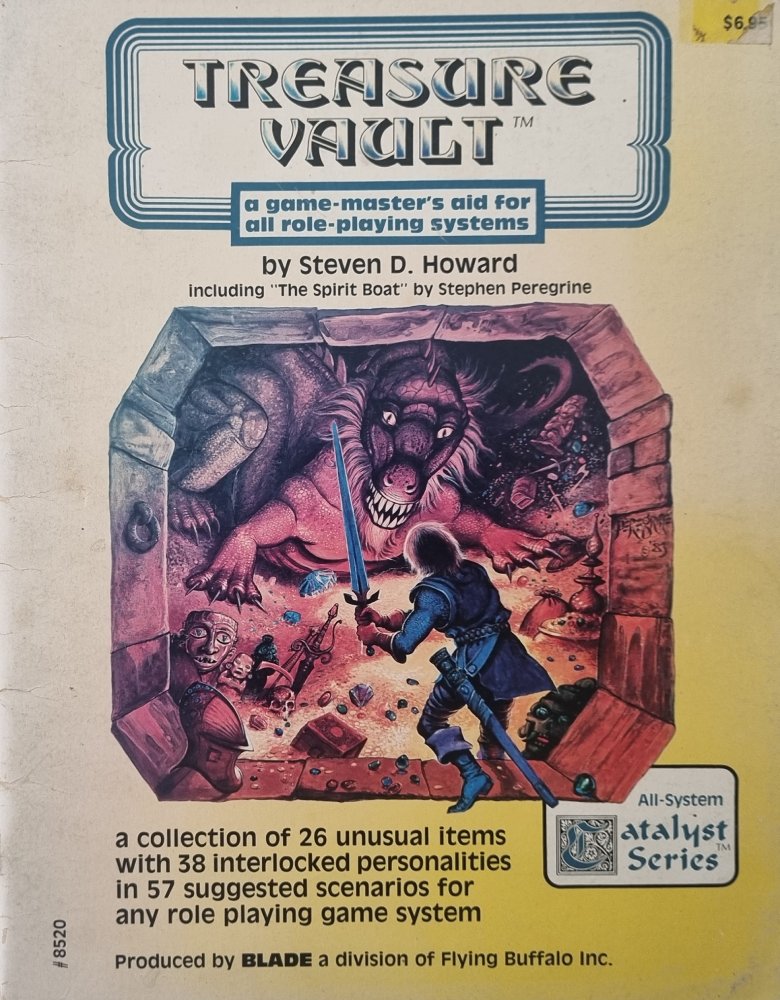 Treasure Vault  RPG GM Aid, Steven D. Howard (1984)