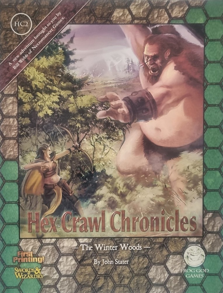 Swords & Wizardy Module - Hex Crawl Chronicles: The Winter Woods