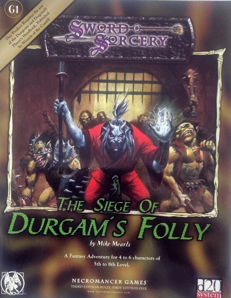 Sword & Sorcery: The Siege of Durgam's Foley D20 Module