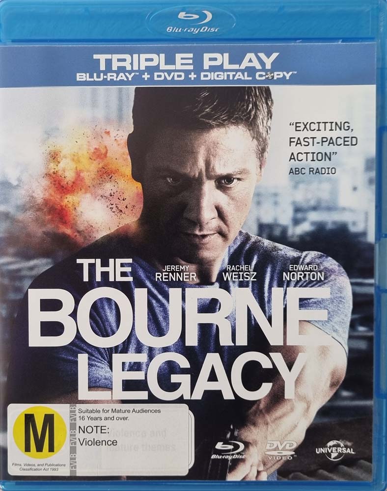 The Bourne Legacy (Blu Ray) + DVD