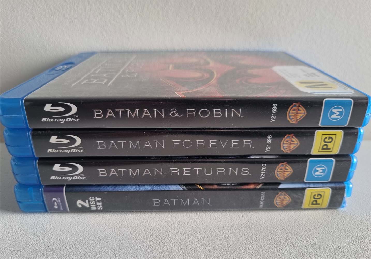 Batman Quadrilogy - All 4 Movies (Blu Ray)