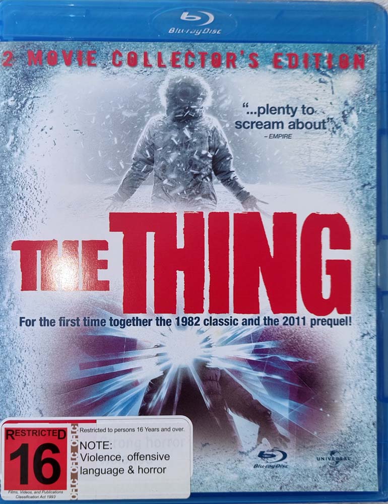 The Thing - 1982 / The Thing Prequel 2011 (Blu Ray)