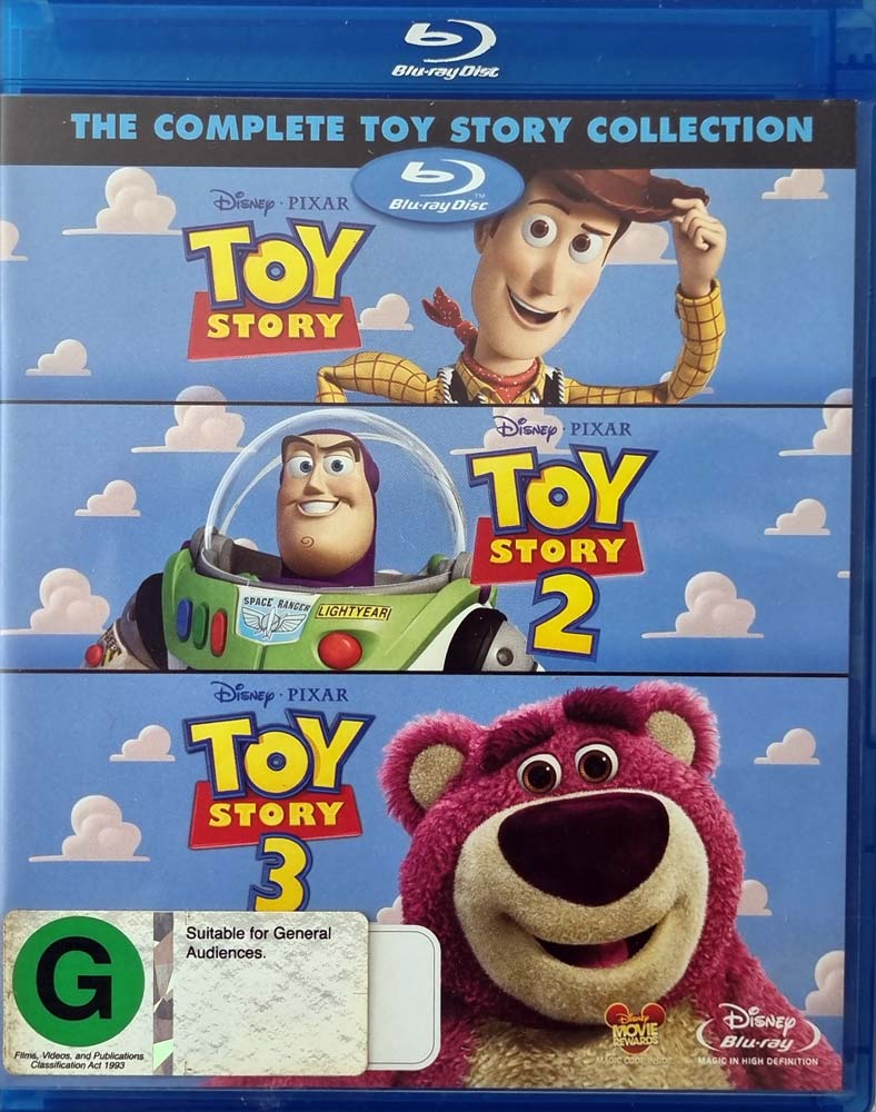 Toy Story Trilogy - 1, 2, 3 (Blu Ray)