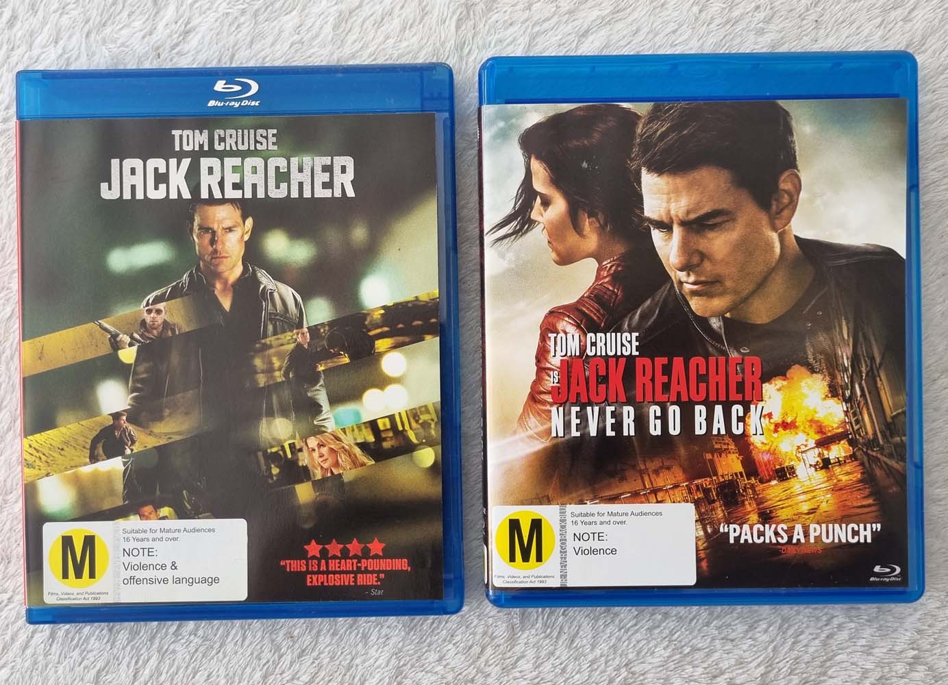 Jack Reacher / Jack Reacher: Never Go Back (Blu Ray)