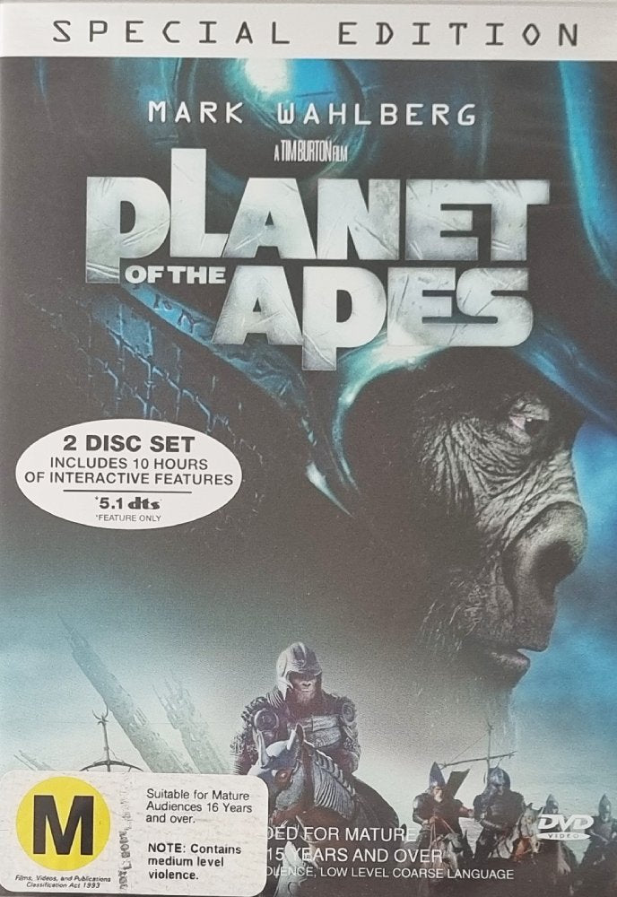 Planet of the Apes Two Disc Special Edition - 2001 (DVD)