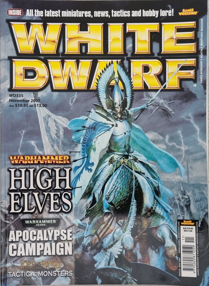 White Dwarf - Warhammer Magazine - November 2007 #335